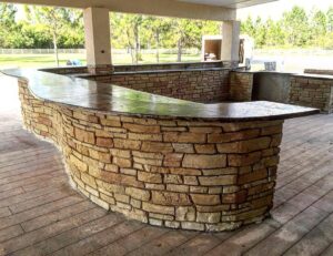 cut stone sample custom outdoor living contracting company in florida kitchen